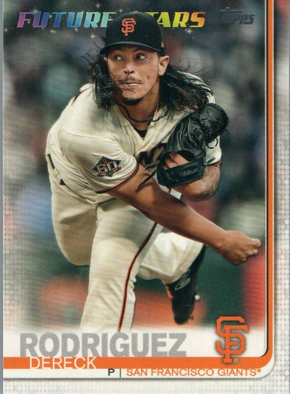 #4 Dereck Rodriguez San Francisco Giants Future Stars 2019 Topps Series 1 Baseball