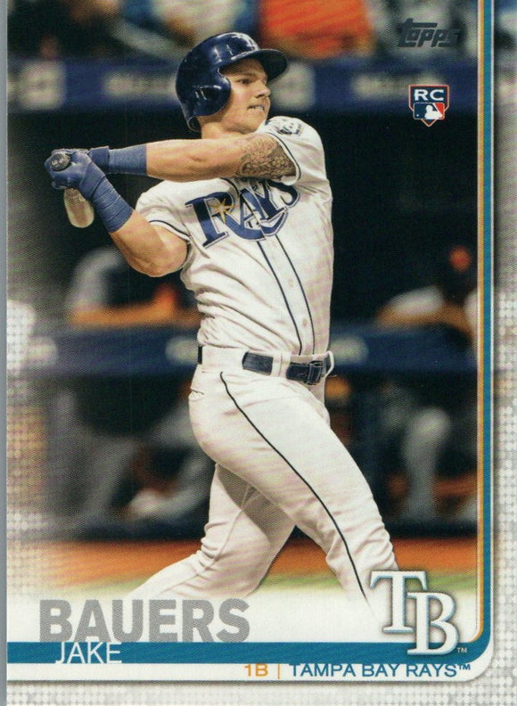 #311 Jake Bauers Tampa Bay Rays RC 2019 Topps Series 1 Baseball