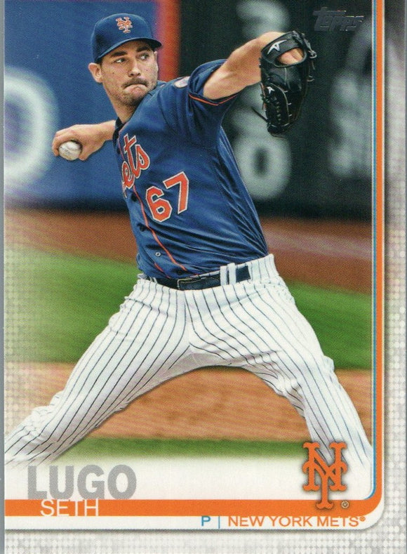 #237 Seth Lugo New York Mets 2019 Topps Series 1 Baseball