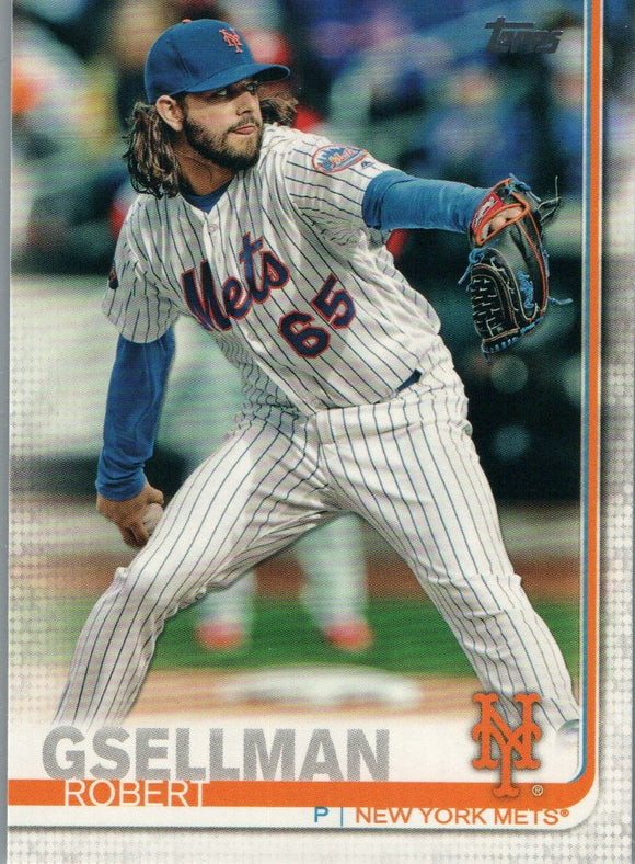 #120 Robert Gsellman New York Mets 2019 Topps Series 1 Baseball