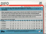 #342 Wilmer Difo Washington Nationals 2019 Topps Series 1 Baseball