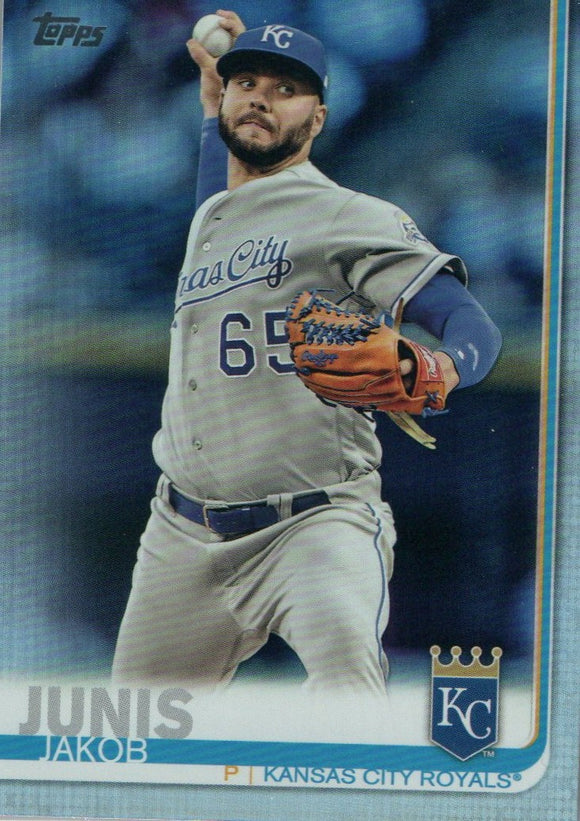 #252 Jakob Junis Kansas City Royals 2019 Topps Series 1 Baseball