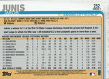 #252 Jakob Junis Kansas City Royals 2019 Topps Series 1 Baseball