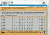 #87 Danny Duffy Kansas City Royals 2019 Topps Series 1 Baseball