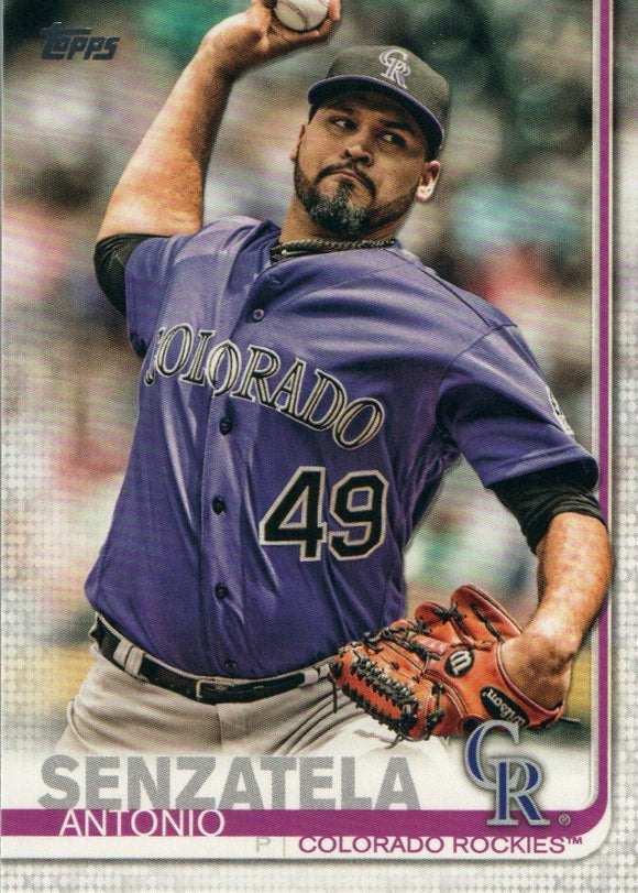 #181 Antonio Senzatela Colorado Rockies 2019 Topps Series 1 Baseball