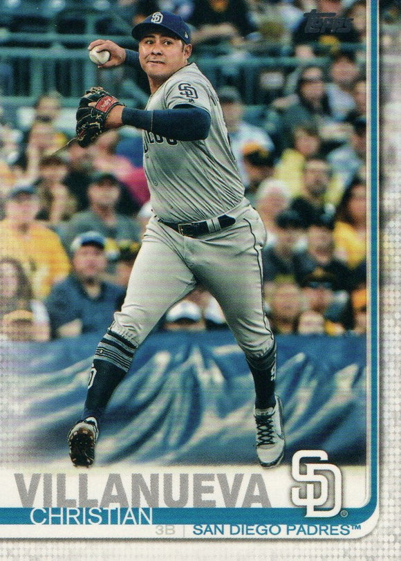 #56 Christian Villanueva San Diego Padres 2019 Topps Series 1 Baseball