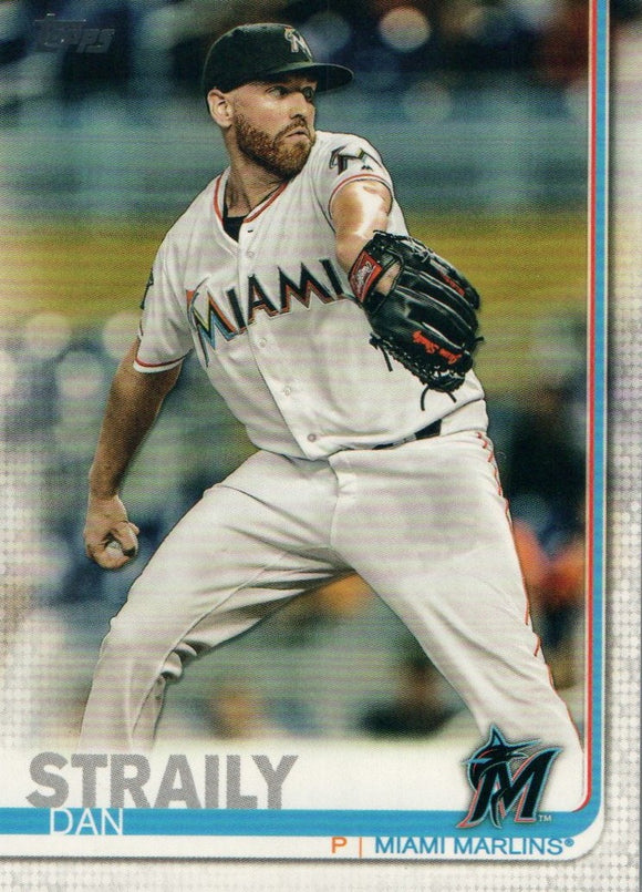 #325 Dan Straily Miami Marlins 2019 Topps Series 1 Baseball