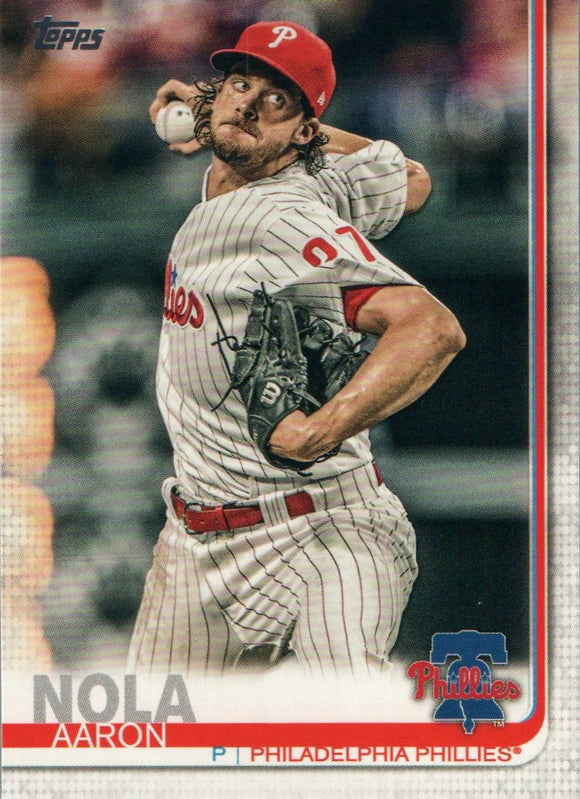 #163 Aaron Nola Philadelphia Phillies 2019 Topps Series 1 Baseball