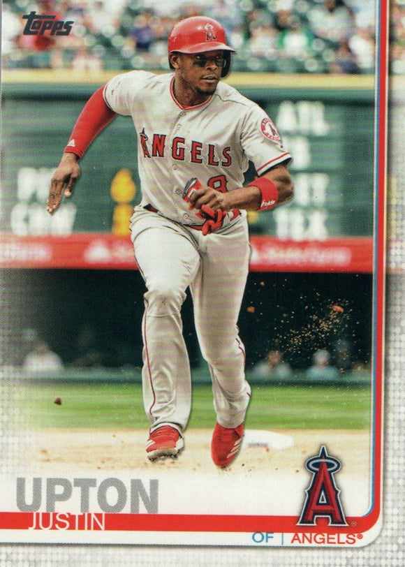 #345 Justin Upton Los Angeles Angels 2019 Topps Series 1 Baseball