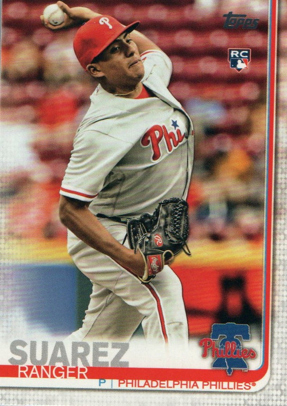 #303 Ranger Suarez Philadelphia Phillies RC 2019 Topps Series 1 Baseball
