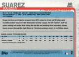 #303 Ranger Suarez Philadelphia Phillies RC 2019 Topps Series 1 Baseball
