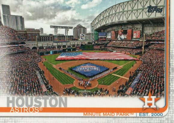 #159 Houston Astros Minute Maid Park 2019 Topps Series 1 Baseball