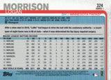 #324 Logan Morrison Minnesota Twins 2019 Topps Series 1 Baseball