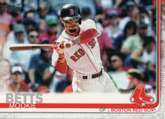 #50 Mookie Betts Boston Red Sox 2019 Topps Series 1 Baseball