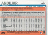 #132 Miguel Andujar New York Yankees 2019 topps Series 1 Baseball