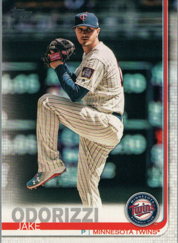 #63 Jake Odorizzi Minnesota Twins 2019 Topps Series 1 Baseball