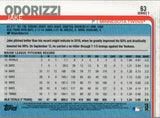 #63 Jake Odorizzi Minnesota Twins 2019 Topps Series 1 Baseball