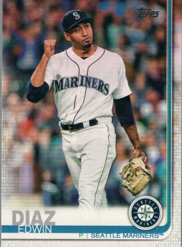 #299 Edwin Diaz Seattle Mariners 2019 Topps Series 1 Baseball