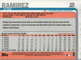 #223 Jose Ramirez Cleveland Indians 2019 Topps Series 1 Baseball
