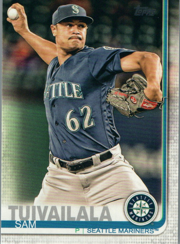 #247 Sam Tuivailala Seattle Mariners 2019 Topps Series 1 Baseball