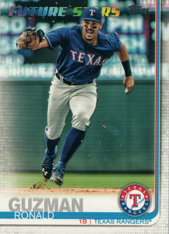 #320 Ronald Guzman Texas Rangers Future Stars 2019 Topps Series 1 Baseball