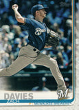 #122 Zach Davies Milwaukee Brewers 2019 Topps Series 1 Baseball