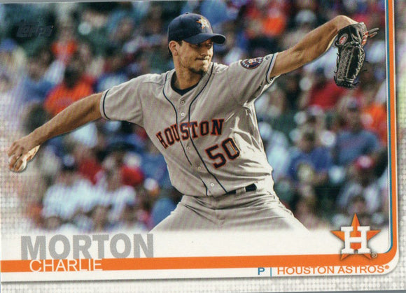 #169 Charlie Morton Houston Astros 2019 Topps Series 1 Baseball