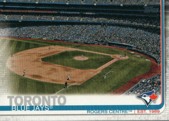 #245 Toronto Blue Jays Rogers Centre 2019 Topps Series 1 Baseball