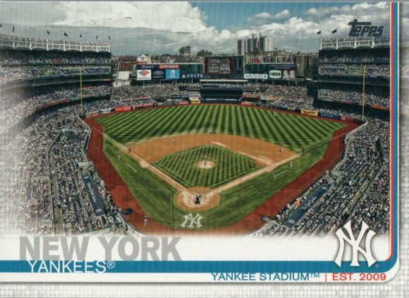 #47 New York Yankees Yankee Stadium 2019 Topps Series 1 Baseball