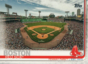 #160 Boston Red Sox Fenway Park 2019 Topps Series 1 Baseball
