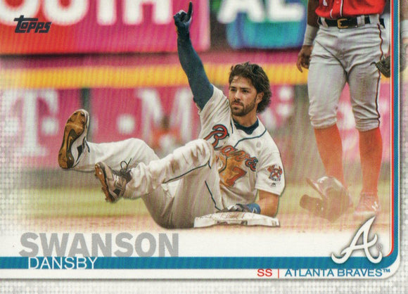 #191 Dansby Swanson Atlanta Braves 2019 Topps Series 1 Baseball