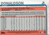 #34 Josh Donaldson Cleveland Indians 2019 Topps Series 1 Baseball