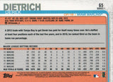 #65 Derek Dietrich Miami Marlins 2019 Topps Series 1 Baseball