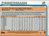 #249 Jordan Zimmermann Detroit Tigers 2019 Topps Series 1 Baseball Card