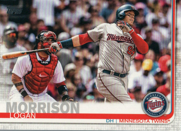 #324 Logan Morrison Minnesota Twins 2019 Topps Series 1 Baseball Card