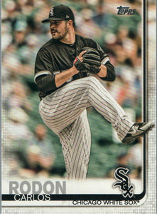 #137 Carlos Rodon Chicago White Sox 2019 Topps Series 1 Baseball Card