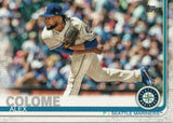 #220 Alex Colome Seattle Mariners 2019 Topps Series 1 Baseball Card