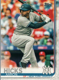 #260 Aaron Hicks New York Yankess 2019 Topps Series 1 Baseball Card