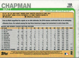 #166 Matt Chapman Oakland Athletics 2019 Topps Series 1 Baseball Card