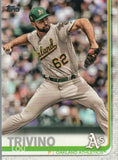 #83 Lou Trivino Oakland Athletics 2019 Topps Series 1 Baseball Card