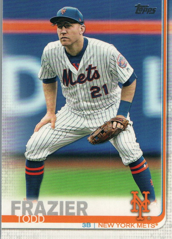 #205 Todd Frazier New York Mets 2019 Topps Series 1 Baseball Card