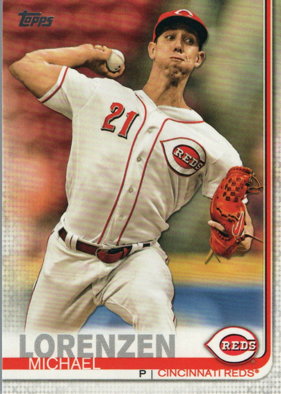 #304 Michael Lorenzen Cincinnati Reds 2019 Topps Series 1 Baseball Card