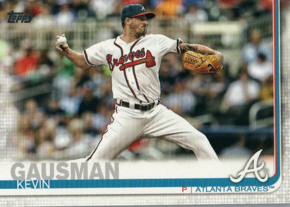 #317 Kevin Gausman Atlanta Braves 2019 Topps Series 1 Baseball Card