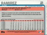 #223 Jose Ramirez Cleveland Indians 2019 Topps Series 1 Baseball Card