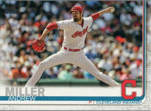 #293 Andrew Miller Cleveland Indians 2019 Topps Series 1 Baseball Card