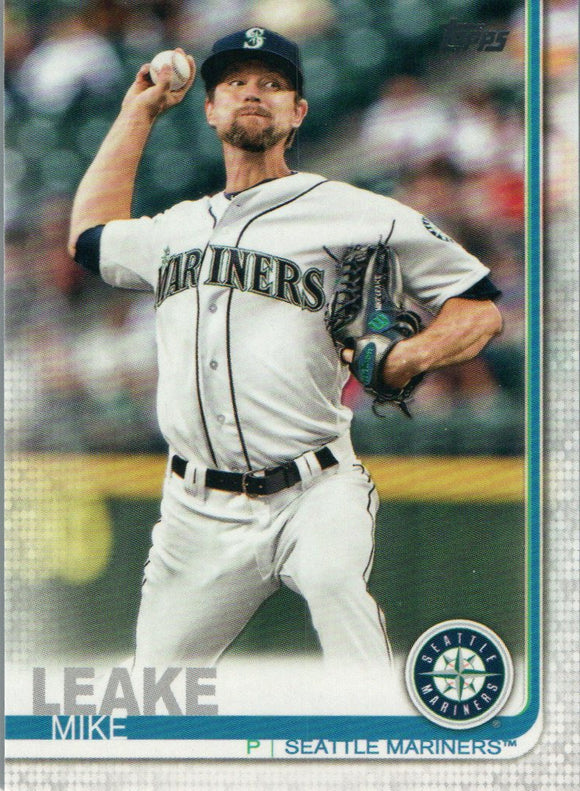 #27 Mike Leake Seattle Mariners 2019 Topps Series 1 Baseball Card