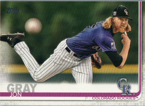 #73 Jon Gray Colorado Rockies  2019 Series 1 Topps Baseball