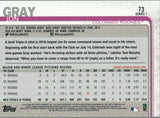 #73 Jon Gray Colorado Rockies  2019 Series 1 Topps Baseball