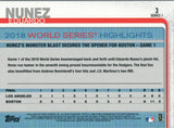 #3 Eduardo Nunez 2018 World Series Highlights Boston Red Sox 2019 Series 1 Topps Baseball