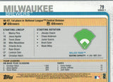 #79 Milwaukee Brewers Miller Park  2019 Series 1 Topps Baseball